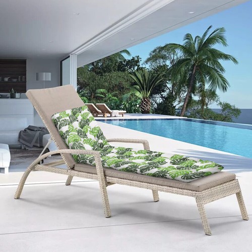 Thick sun lounger cushion - sun,